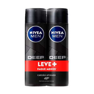 Kit Desodorante Nivea Men Aero Deep Original Carvão Ativado