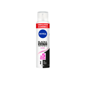 Desodorante Aerosol Nivea Black e White Feminino 200ml