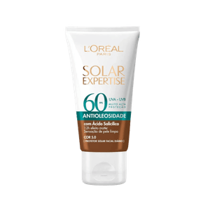 Protetor Solar Facial  L'Oréal Paris Expertise Antioleosidade FPS 60  Cor 5.0  40g