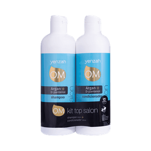 Kit Yenzah Top Salon OM Shampoo 500ml + Condicionador 500ml