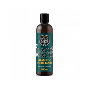 Shampoo Esfoliante Felps Men Black Jack Barba e Cabelo 240ml