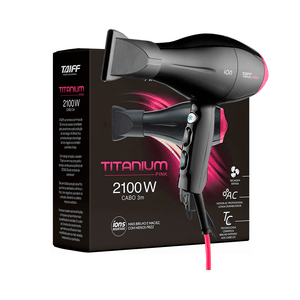 Secador Taiff Titanium Colors Pink 2100W 127V