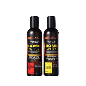 Kit Yenzah Shampoo + Condicionador Whey Bomb 240ml