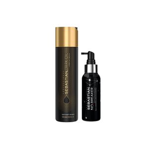 Kit Sebastian Shampoo Dark Oil 250ml + Leave-in Sebastian No Breaker 100ml