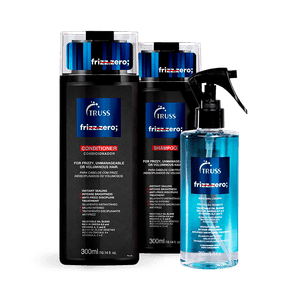 Kit Truss Frizz Zero Shampoo + Condicionador 300ml + 50% OFF no Spray Frizz Zero 260ml