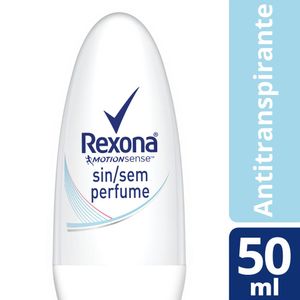 Desodorante Antitranspirante Roll-on Rexona Sem Perfume 50ml