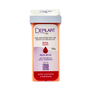 Cera Depilart Refil Roll-on Rosa 100g