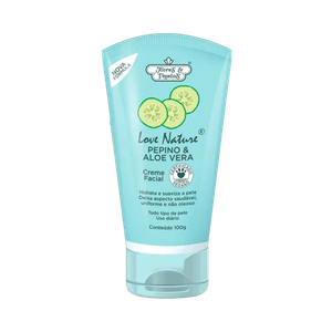 Creme Facial de Pepino Flores & Vegetais 100g