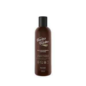 Óleo Corporal Desodorante Inoar Banho a Banho Argan e Amêndoas 200ml