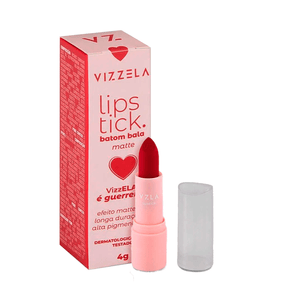 Batom Vizzela Lipstick Cor 04 - Guerreira