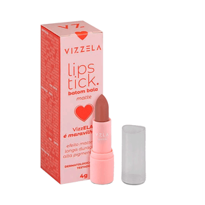 Batom Vizzela Lipstick Cor 07 - Maravilhosa