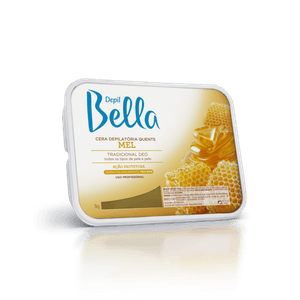 Cera Depilatória Depil Bella Quente Tradicional Mel 1000g