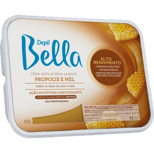 Cera Depilatória Depil Bella Quente Própolis e Mel 400g