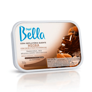 Cera Depilatória Depil Bella Quente Negra 250g