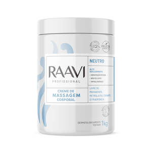 Creme de Massagem Raavi Corporal Neutro 1000g