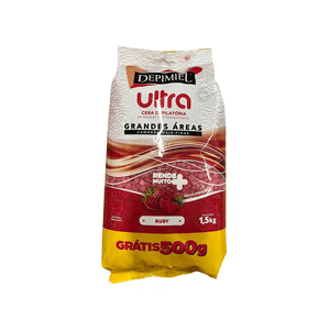 Cera Depilatória Depimiel Ultra Ruby Frutas Vermelhas 1500g