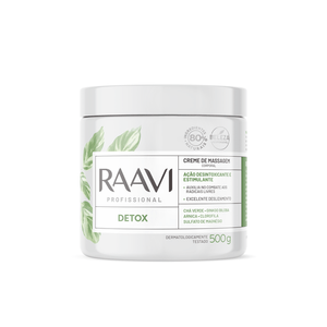 Creme de Massagem Raavi Corporal Detox 500g