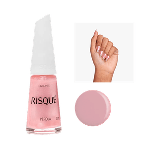 Esmalte Risqué Rosas Cintilantes Pérola