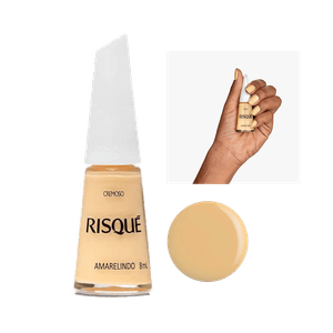 Esmalte Risqué Coloridos Amarelindo