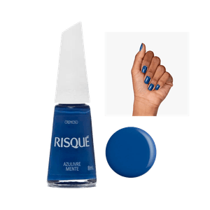 Esmalte Risqué Coloridos Azulivre Mente