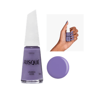 Esmalte Risqué Coloridos Lavanda Alma