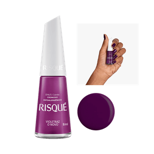 Esmalte Risqué Coloridos Violetraz o Novo