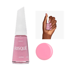 Esmalte Risqué Rosas Cremoso Astral