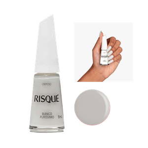 Esmalte Risqué Cremoso Bianco Puríssimo