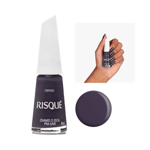 Esmalte Risqué Cremoso Chamei O Zeca Pra Sair
