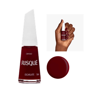 Esmalte Risqué Cremoso Escarlate