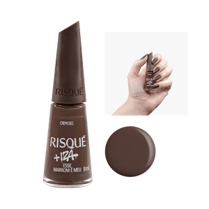 Esmalte Risqué Cremoso Iza Esse Marrom é Meu