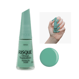 Esmalte Risqué Deusas Inspiradoras Inspiração Divina Verde