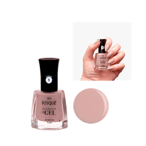 Esmalte Risqué Diamond Gel Noz Moscada Cremoso