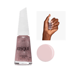 Esmalte Risqué Efeitos Granulado Rose