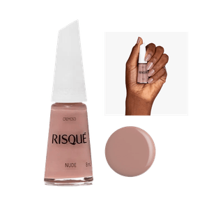 Esmalte Risqué Cremoso Cor Nude