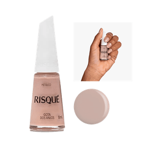 Esmalte Risqué Metálico Gotas dos Anjos