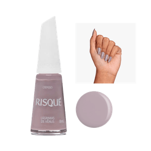 Esmalte Risqué Nude Cremoso Lágrimas de Vênus