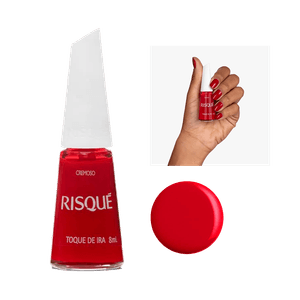 Esmalte Risqué Sete Vermelhos Toque de Ira