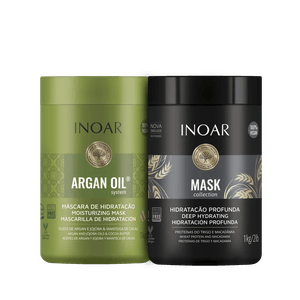 Kit Inoar Argan Oil Mask (2 Produtos)