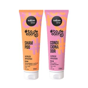 Kit Salon Line #Todecacho Nutrição Repositora Shampoo + Condicionador 250ml