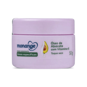 Creme Hidratante para Áreas Específicas Monange Óleo de Abacate com Vitamina E 50g