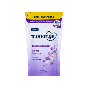 Sabonete Líquido Monange Lavanda Refil 200ml