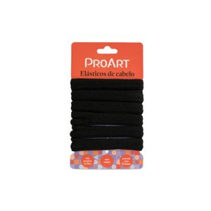 Elásticos de Cabelo ProArt 6 unidades Preto