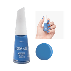 Esmalte Risqué Cremoso Se Solta no Blues