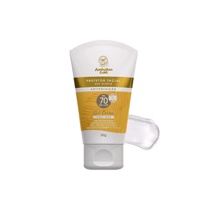 Protetor Solar Facial Australian Gold Gel Creme FPS 70 50g