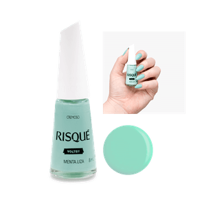 Esmalte Risqué Menta.liza Cremoso