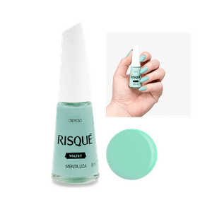 Esmalte Risqué Cremoso Menta.liza