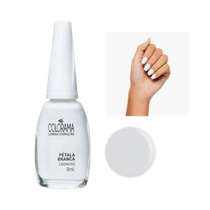 Esmalte Colorama Cremoso Pétala Branca