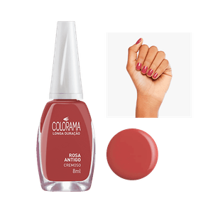 Esmalte Colorama Cremoso Rosa Antigo