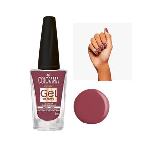 Esmalte Colorama Efeito Gel Chocolate Não Engorda